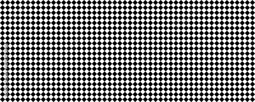 Seamless Black White Harlequin Diamond Pattern Background For Fashion, Packaging, Wallpaper, And Branding. Classic Geometric Check Backdrop Texture. Vector Illustration.