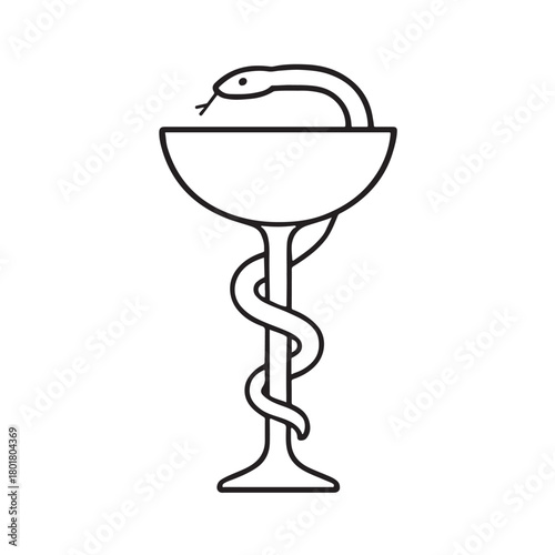 Rod of Asclepius Medical Symbol healthcare medicine