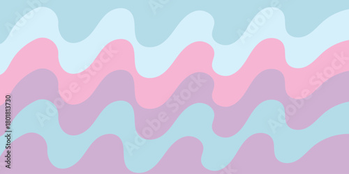 Paper art cartoon carve abstract waves  background
