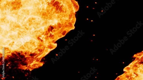 magic sparkles flame effect transition collection on alpha background