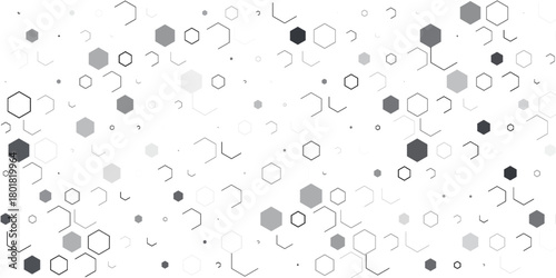 3D black and white hexagon soccer ball pattern background graphic illustration.