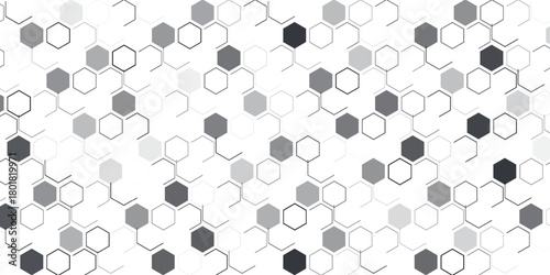 3D black and white hexagon soccer ball pattern background graphic illustration.