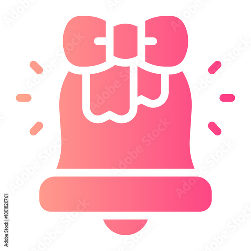 jingle bell gradient icon
