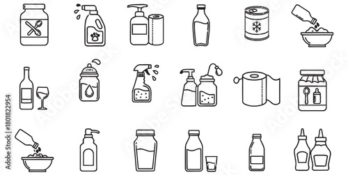 vector bottle shape design 