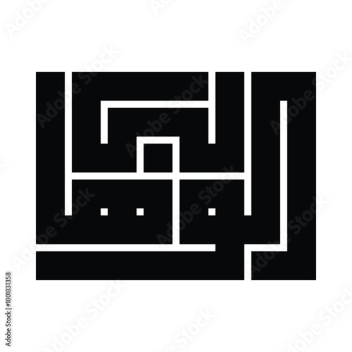 Al-Wahhab (The Bestower) Kufic Calligraphy Vector, 99 Names of Allah