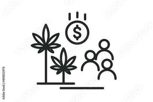 Cannabis industry investment, consumer group, and market growth