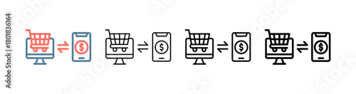 Ecommerce Icon Collection Set Different Style