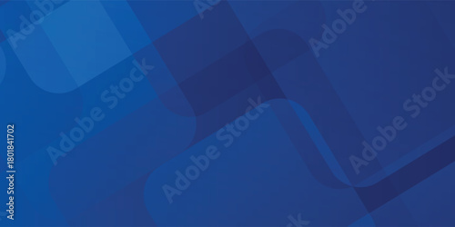 Abstract blue background with glowing geometric lines. Modern blue gradient square shape design