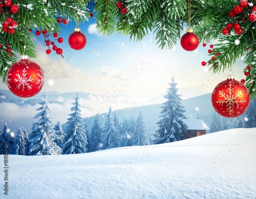 christmas tree with balls