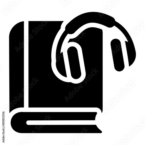 audiobook Solid icon