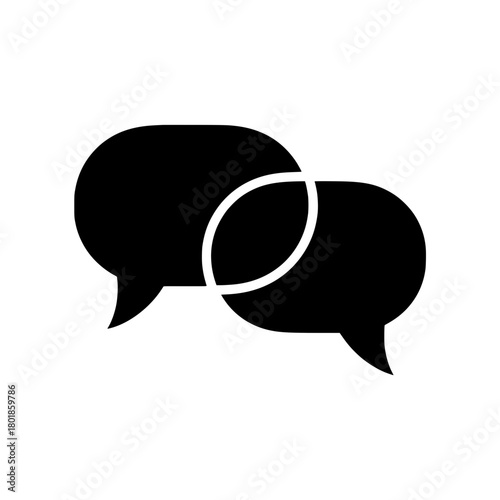 Engage in conversation with speech bubbles, communicate, connect with others