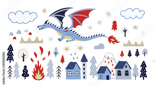 Versatile vector design featuring a vibrant spectrum of colors including red green blue yellow cyan magenta and pink with typography elements