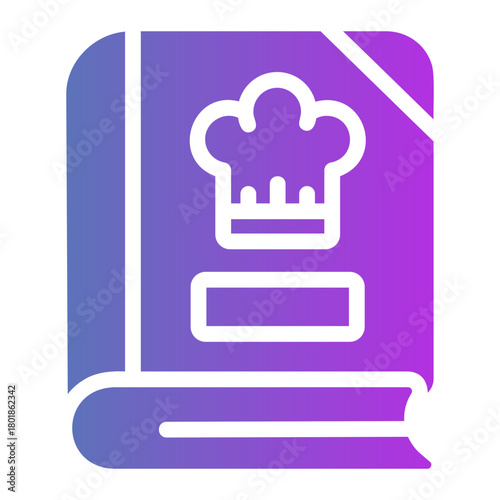recipe book Gradient icon
