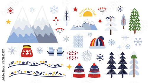 Abstract geometric composition featuring bold lines and shapes in a vibrant cmyk color palette suitable for modern design projects and digital illustrations