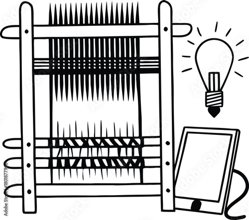 Craft, technology, and ideas: weaving tradition with digital Vector