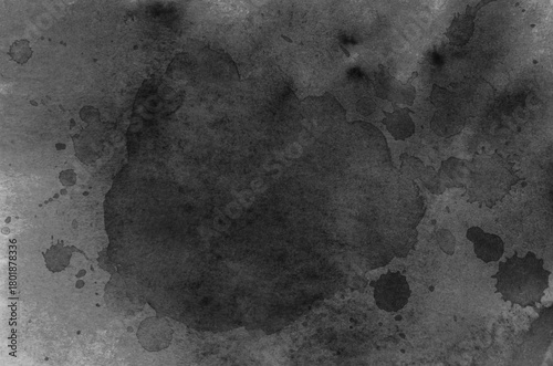 Dark abstract background in watercolor