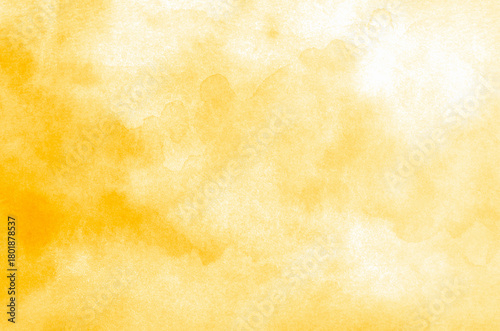 Abstract light yellow watercolor for background.