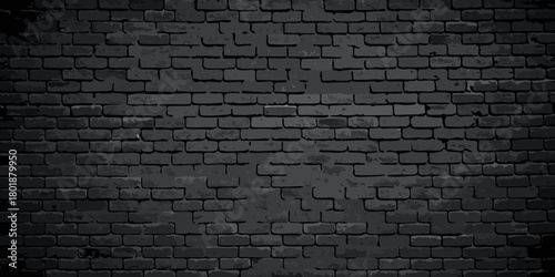 Dark gray weathered brick wall texture background with subtle grunge effect