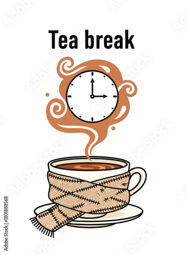 Warm Tea Break Inviting Relaxation and Comfort During a Hectic Afternoon Filled With Cozy Moments and Time to Unwind