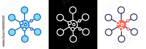 Bacteria tripplestyle icon