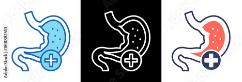 Gastroenterology tripplestyle icon