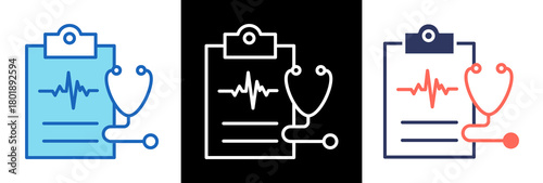 Diagnosis tripplestyle icon