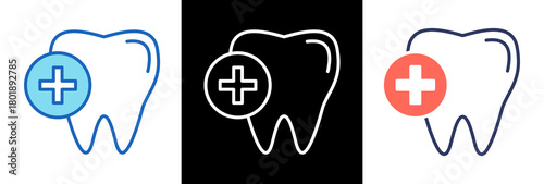 Dentistry tripplestyle icon
