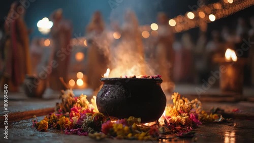 Celebrating Pongal Festival with Traditional Offerings and Rituals