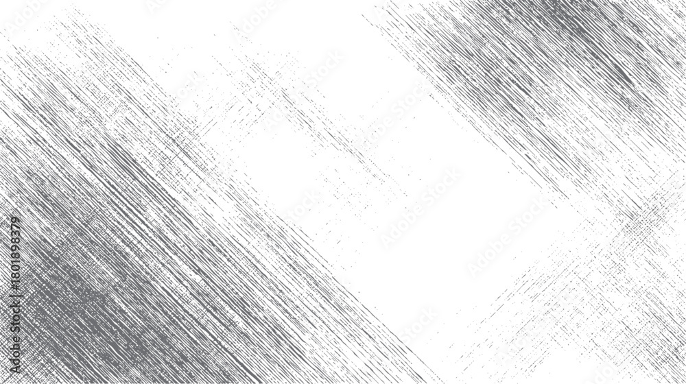 Fototapeta premium Abstract distressed grey diagonal lines and dots pattern on white background texture grunge