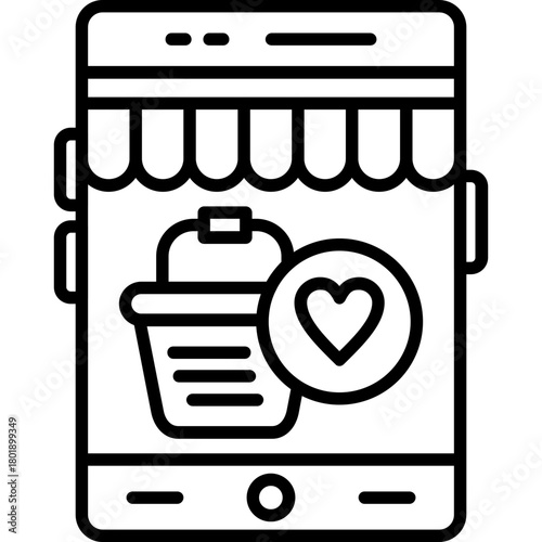 Shopping Wish List Icon