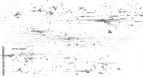 Abstract grey speckled texture with horizontal lines and distressed marks on white background vector