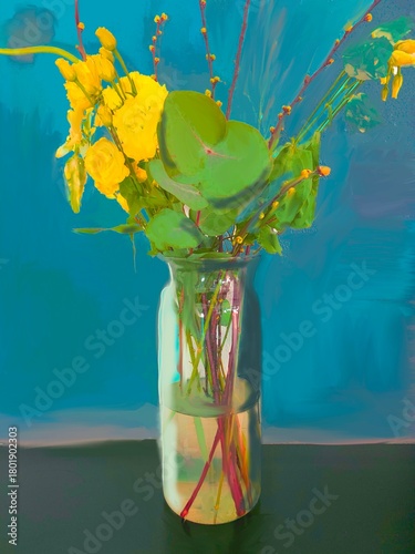 flowers in vase