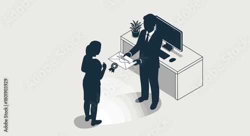 Abstract geometric composition with vibrant color blocks and clean lines suitable for modern graphic design branding and digital art projects