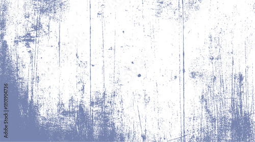 Distressed blue and white textured background with vertical wood grain pattern and scattered imperfections