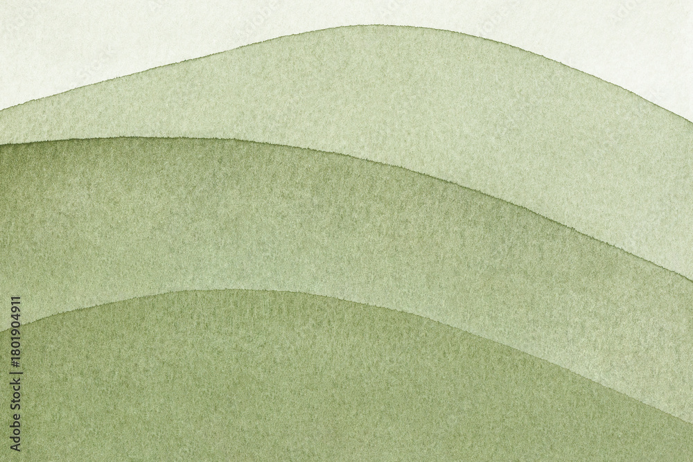 Naklejka premium Abstract art hand drawn watercolor solid green turquoise azure sea water wavy background on textured watercolor paper for wallpaper banner template page design.