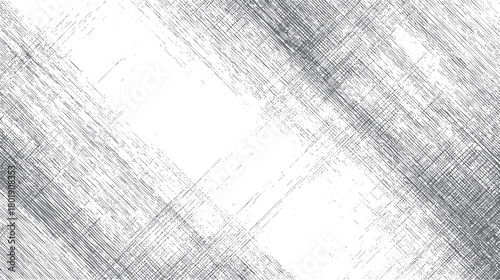 Gray and white textured background with diagonal lines and scattered dots creating a distressed grunge effect