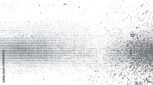 Grayscale textured background with horizontal lines and scattered dots creating a distressed effect grunge