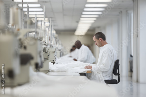 cuttingedge clothing production facility designed specifically for drone delivery systems showcasing intricate