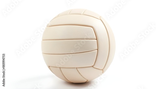 Volleyball isolated on white background.
