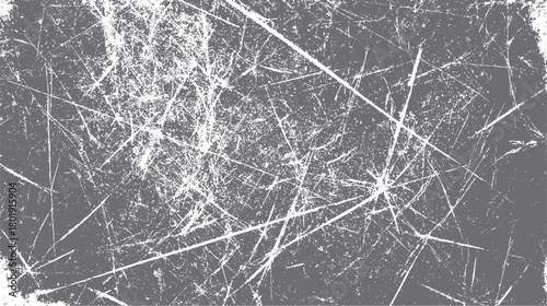 Textured grey background with white scratches and speckles creating a distressed grunge effect vector