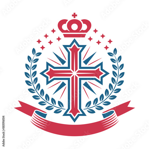 Minimal Cuaresma Christian Vector Graphic for Lent Season.