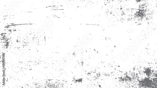 White background with scattered dark gray distressed grunge texture and speckles vector