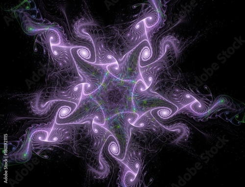 Imaginatory fractal abstract background Image
