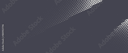 Monochrome geometric vector background. Abstract halftone illustration pattern. Vintage texture