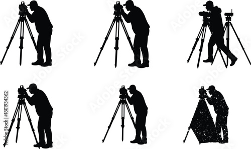 silhouette of photographer