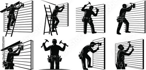 silhouettes of people