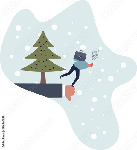 Demotivation from failure, mistake or negative feedback, no passion or burnout from exhausted work,life and employment of people.