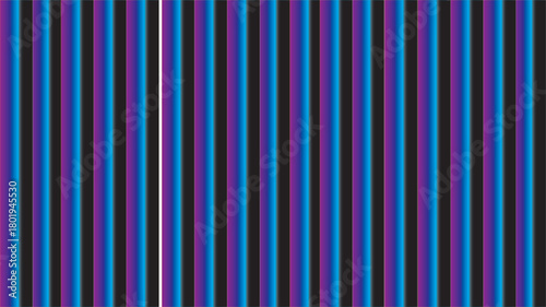 Abstract vertical stripes in shades of blue purple and teal