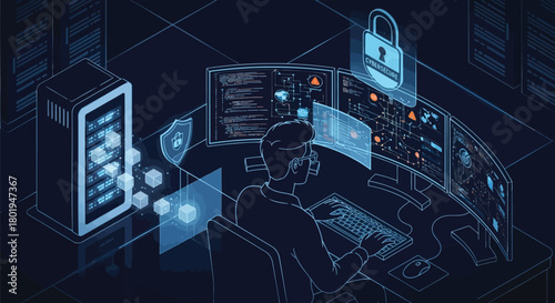 Abstract geometric composition with vibrant color splashes and clean lines suitable for modern design projects and creative themes