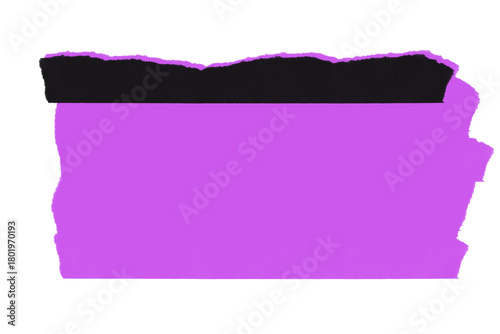 Purple Torn Paper with Black Edge – Two-Tone Ripped Texture Background